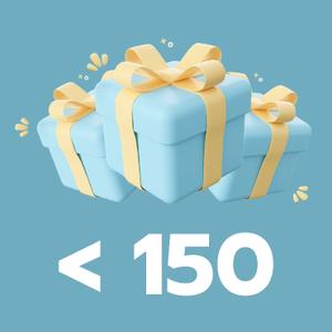 Gift Ideas for less than 150