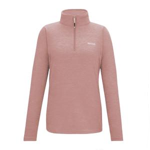 rwa775-9lb-women-s-half-zip-fleece-regatta-sweethart-marl-pink-dusty