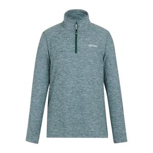 rwa775-zm6-women-s-half-zip-fleece-regatta-sweethart-marl-spruce-green