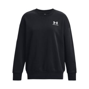1379475-001-sweatshirt-woman-under-armour-essential-flc-os-crew-black-white