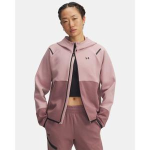 1379842-673-women-s-hooded-fleece-under-armour-unstoppable-tourmaline-pink-maroon-mist-black