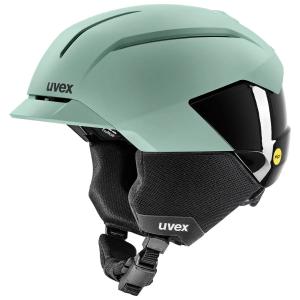 566323-12-ski-helmet-uvex-levitate-mips-oxid-green-black-matt